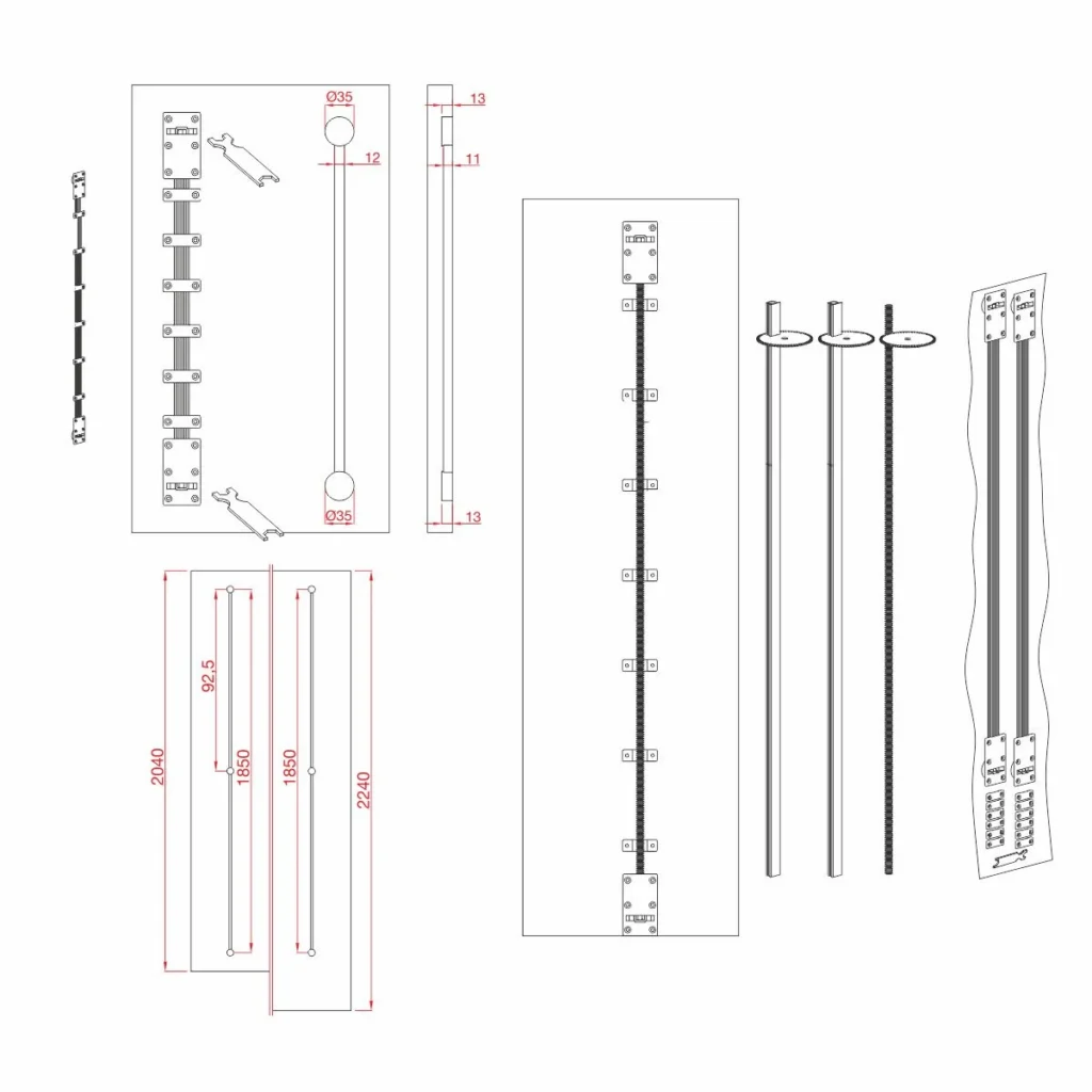 ZAT Zat.vrata 595 204-224cm TS
