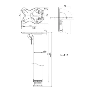 ON STO Noga 50×705 KLICK mat