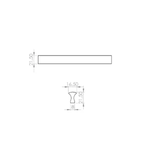 *ORN N ručica 7836-T profil NE