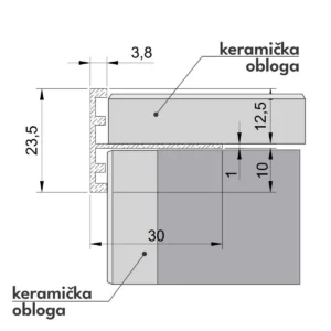 KG Al ger stepen. 10-12mm CRNA