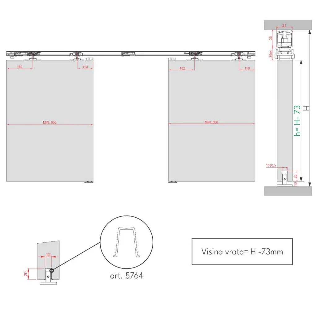 Sinhro mehanizam sa ubl. udara 80kg TS