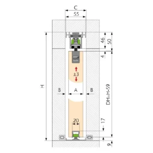 Pocket Minimal set 205cm OPK
