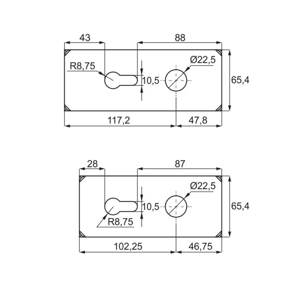 VŠ “ZAPP” maska za bravu INOX