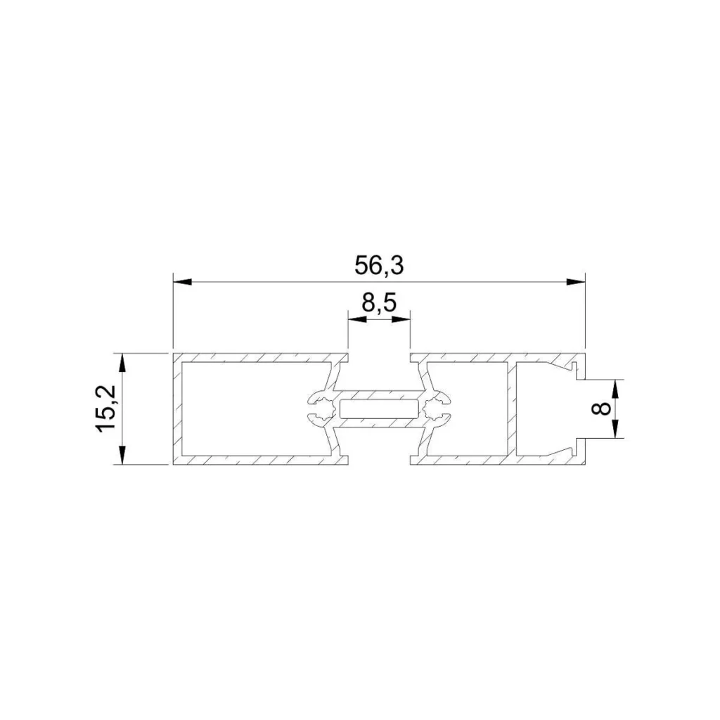 UPGS vertikalni profil za gard. ANT
