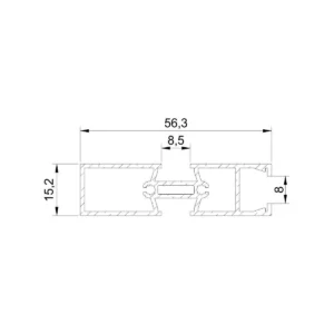 UPGS vertikalni profil za gard. ANT