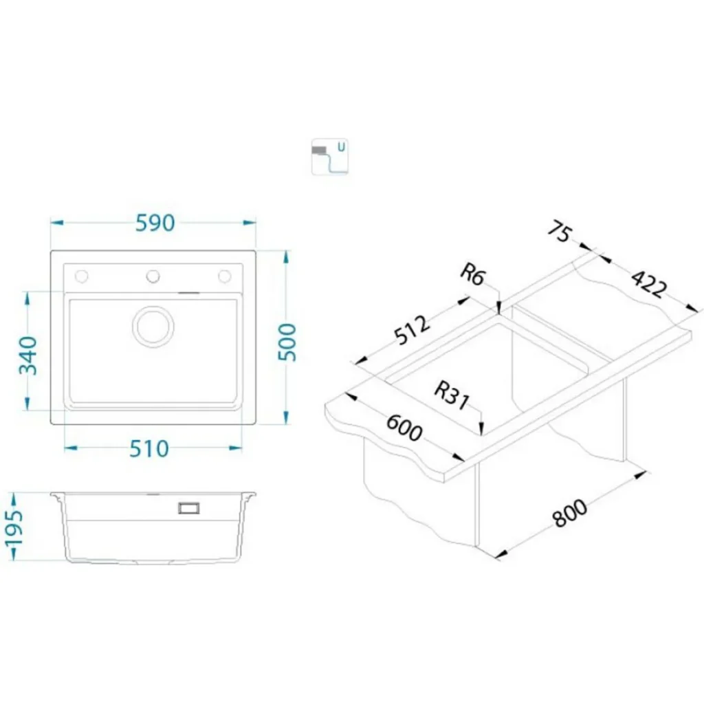 SU U ALV Sudoper ATROX 30