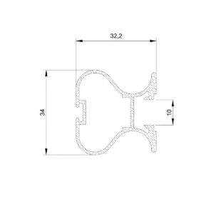 EP10-78N Rukohvat srce BM
