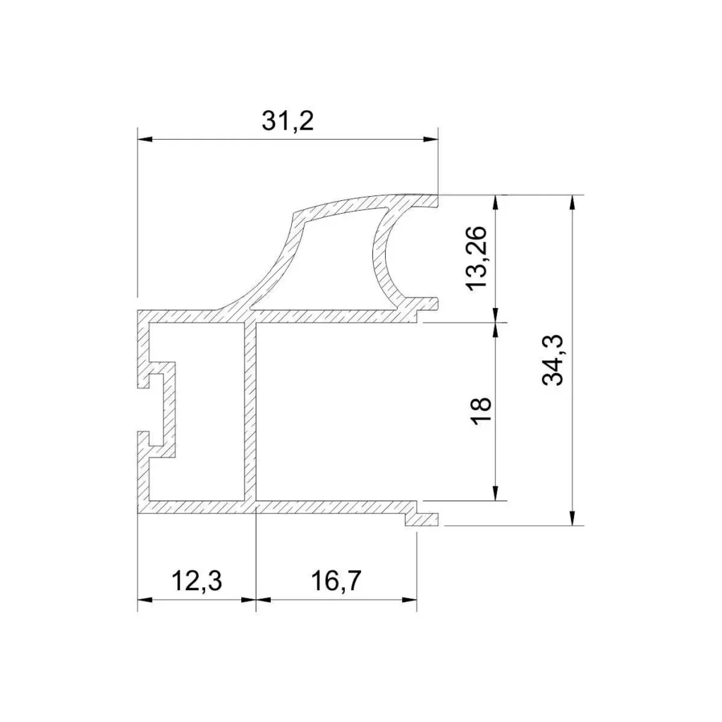EP18-87 rukohvat AL SM L=5.0m