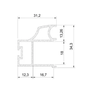 EP18-87 rukohvat AL SM L=5.0m