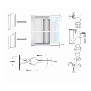 TK Šarka za kadu SB 150cm SI