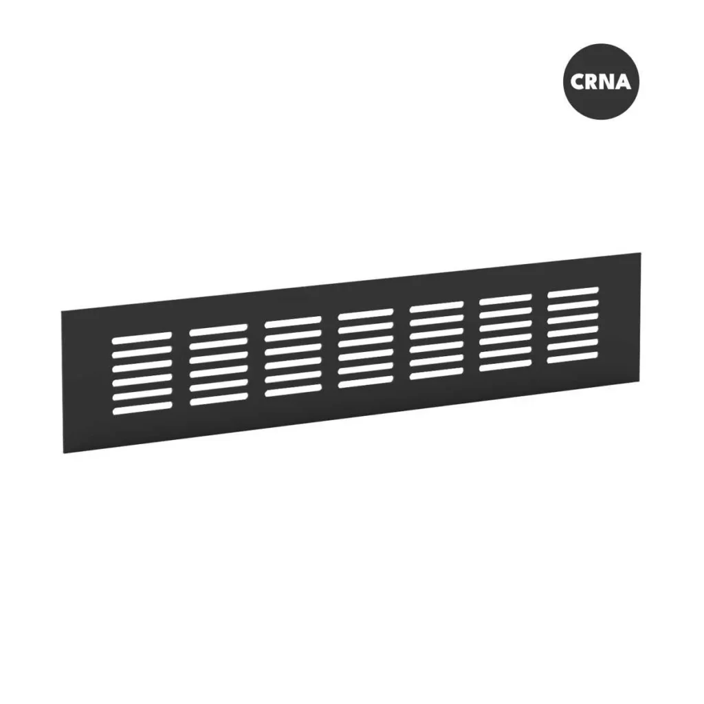 Vent. rešetka AL T 6,0×30 CRNA