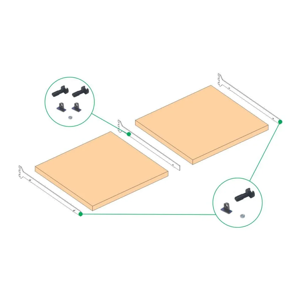 WI set za montažu police – Centralno