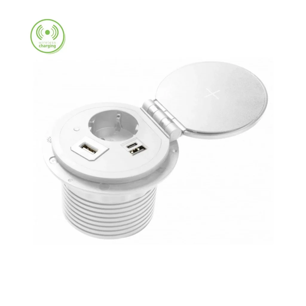 OU utič. CHARGER PLUS bela GTV