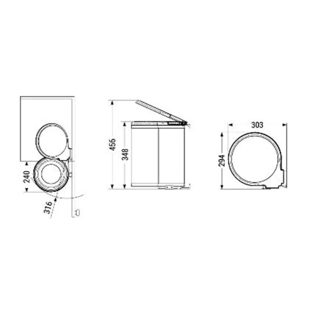 OG kanta za smeće siva 5L BL