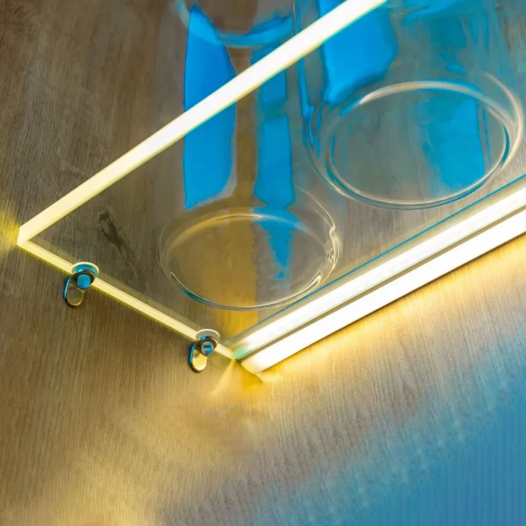 LED N staklena polica 2m GLAX7