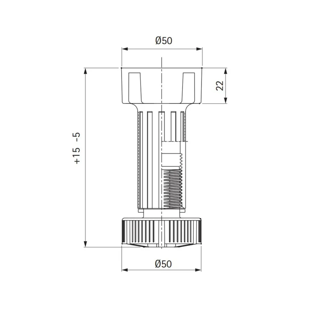 ON   Noga ABS 10cm cr.VOLPATO