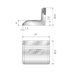 SK nosač kuhinjskog el beli MS