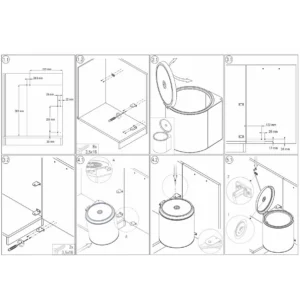 OG kanta za otpatke 10L INOX ST