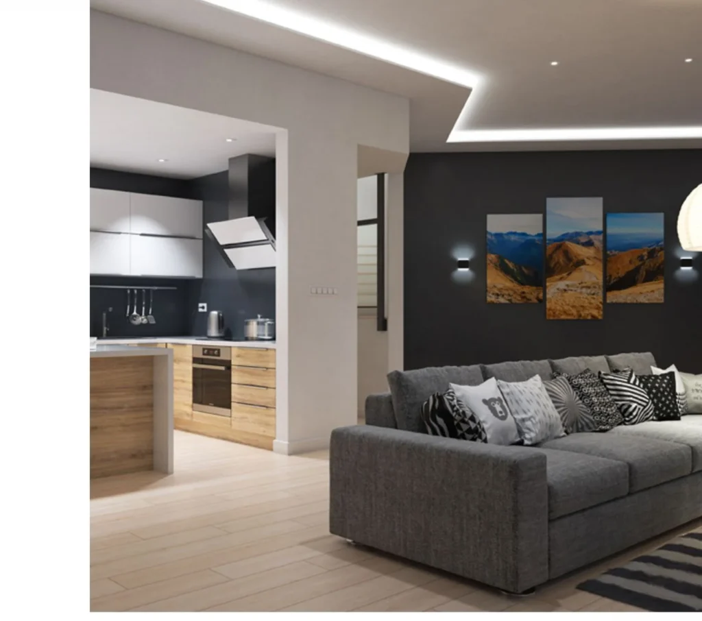 LED GLAX GIPS 90st. spolj. AL SM 3m