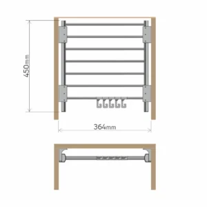 UP nosač pantalona 364mm STAND.