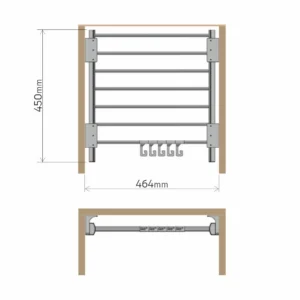 UP nosač pantalona 464mm STAND.