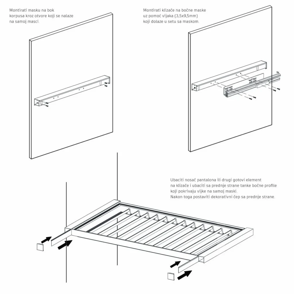 UPRP poklopac klizača 480mm