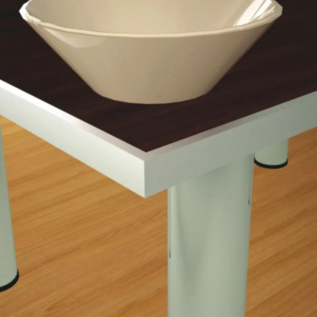 KP 48/19,0mm kant prof.AL CRNA