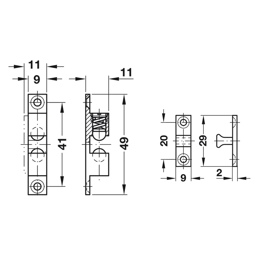OZ šnaper dvostruk kuglični HF