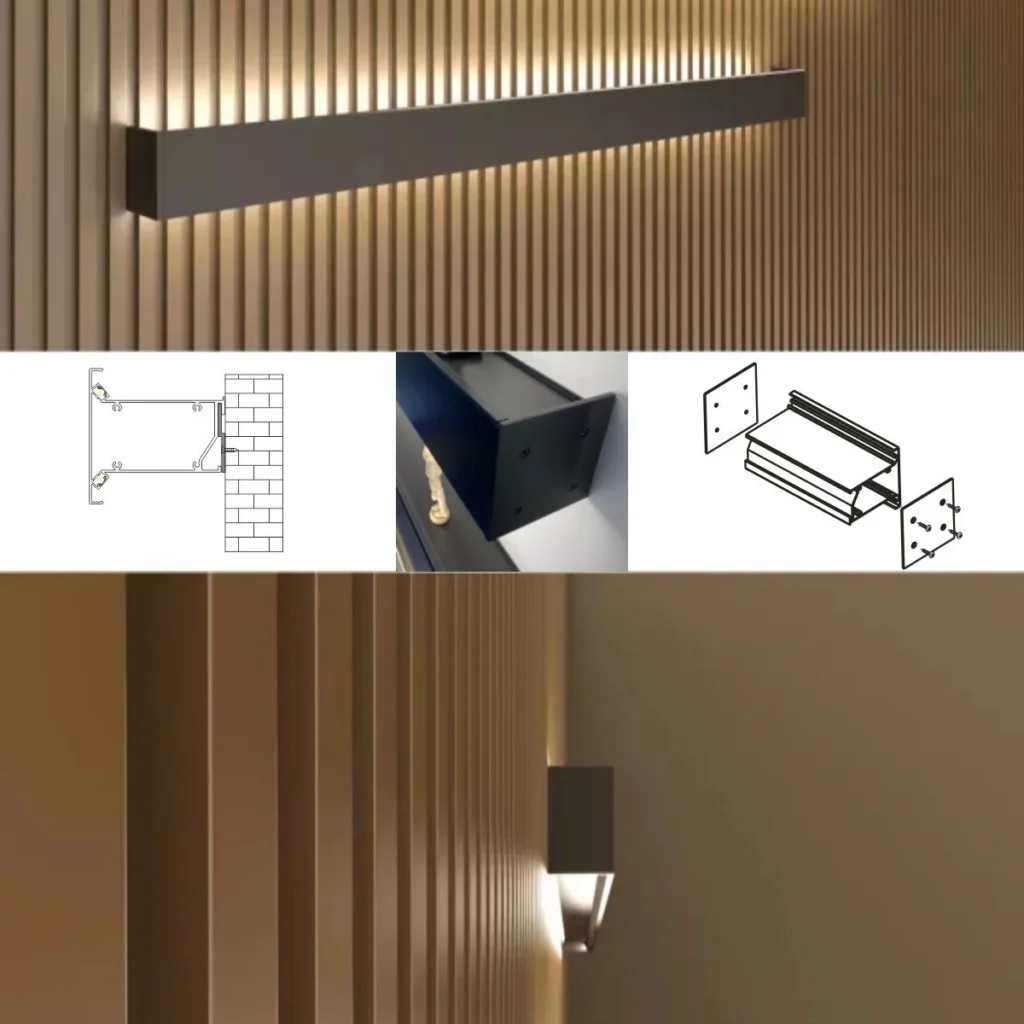 ONP LED polica mala zidni prof