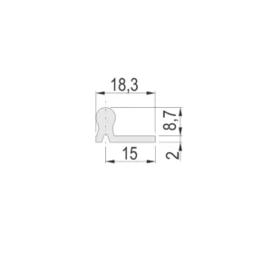 SM EP 09 donja 1k šina AL 3m