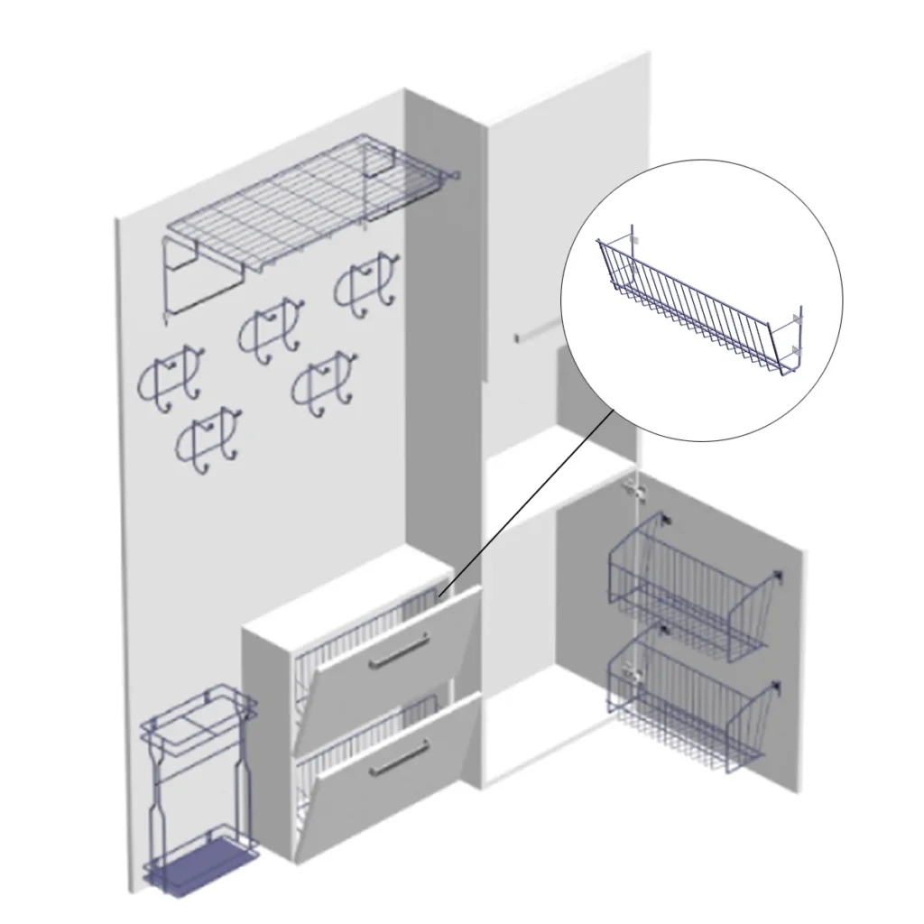 OŽE MREŽA ZA CIPELE 1R EL90-M
