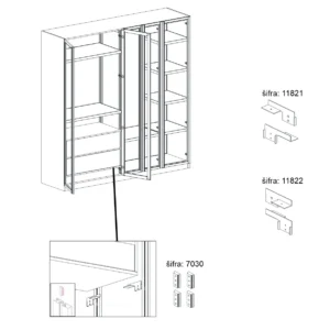 UPGS podloška za vertikalu PVC