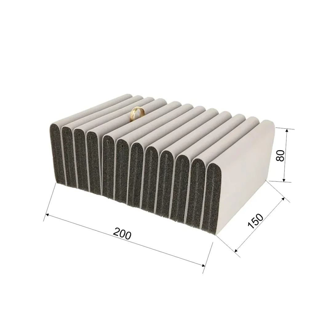 OKL E jastuk za prsten 11 sivi SI