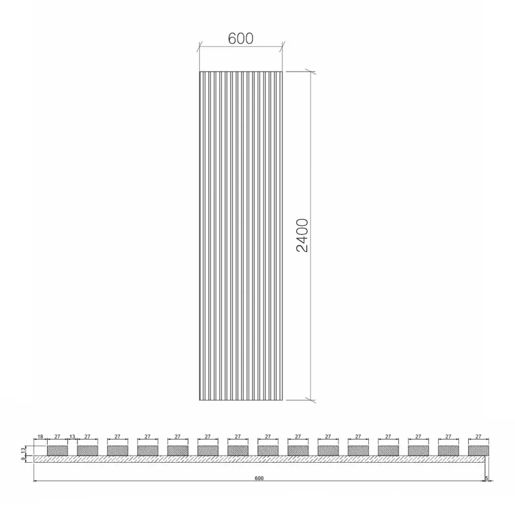 Panel-filc let.21mm TH 240×60