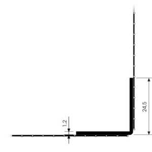 GRP Fasadni profil PVC JPL