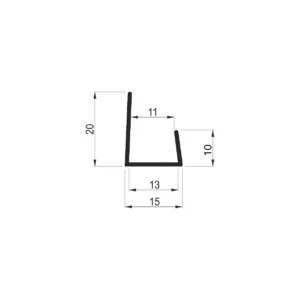 GRP profil za gips PVC-početni
