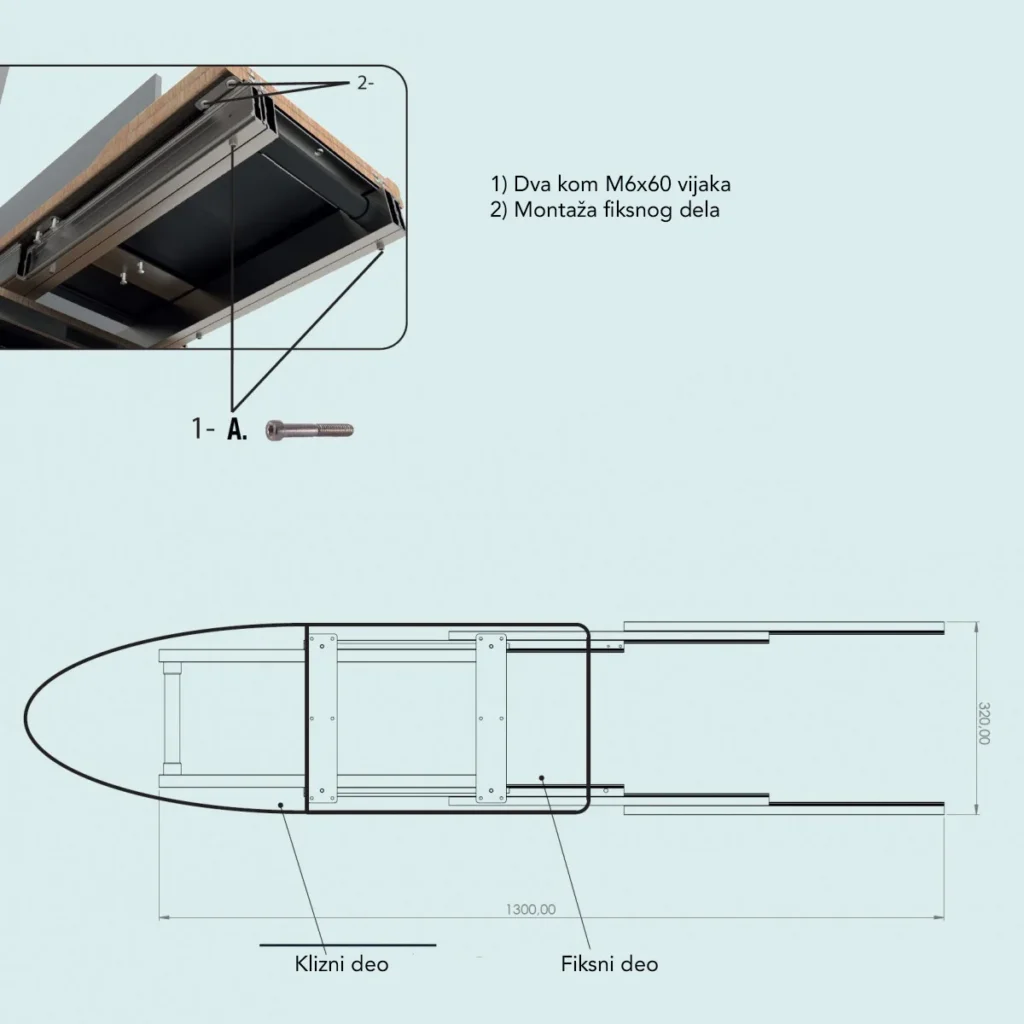 UPP daska za peglanje KAP
