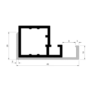 RU N 4510 rukohvat AL bruš.zl