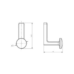 OČ čiviluk WZ-ARCO-18 zlato GT