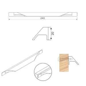 ORN N ruč.2381/240mm AL ZLATO