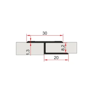 LIN 4338 SM L=3,00m al.profil