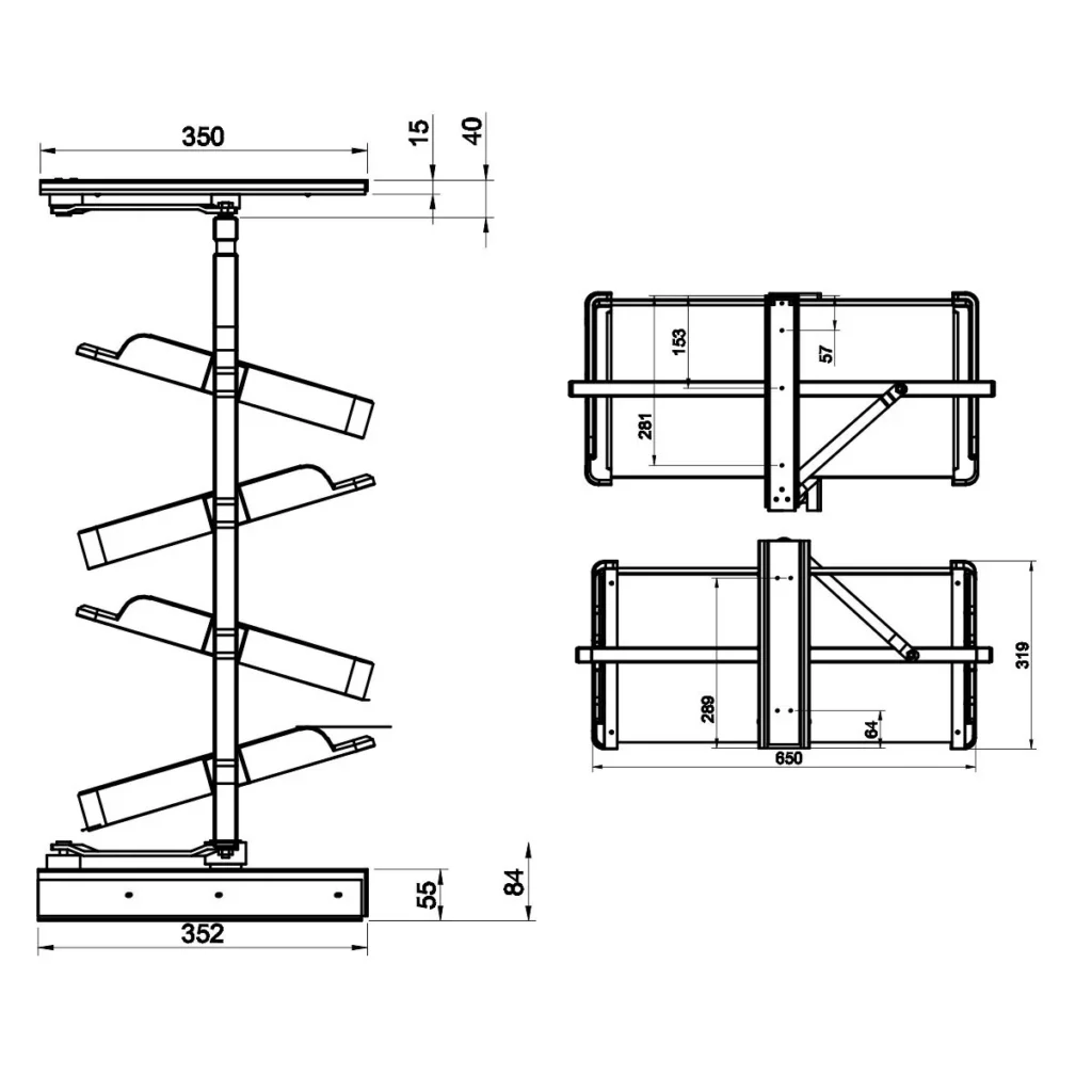 UP cipelar 71x32x163-183 HS SI