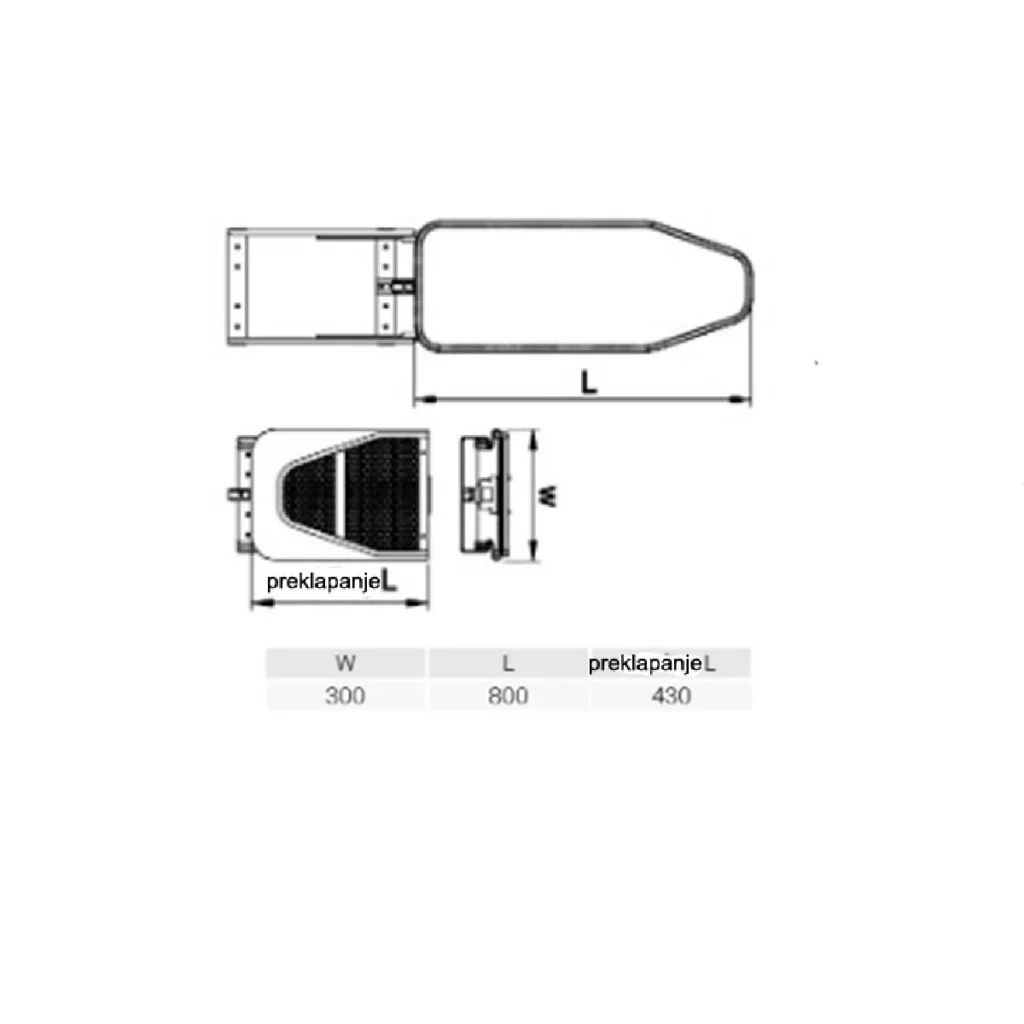 UP Daska za peglanje ugrad.HS