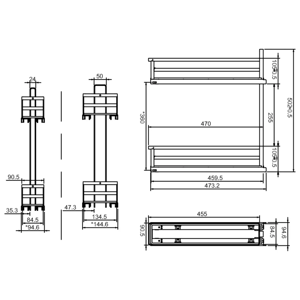 OŽE korpa boč.150/L slow LS-HS