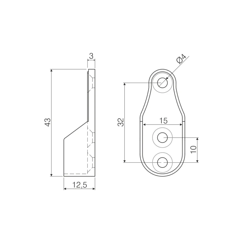 UP gar.šipka ov.nos.boč CR MS