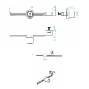 SI bravica nazubljena 132mm