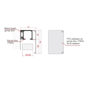 PVD čep za 1700-1720-1690(PVS)