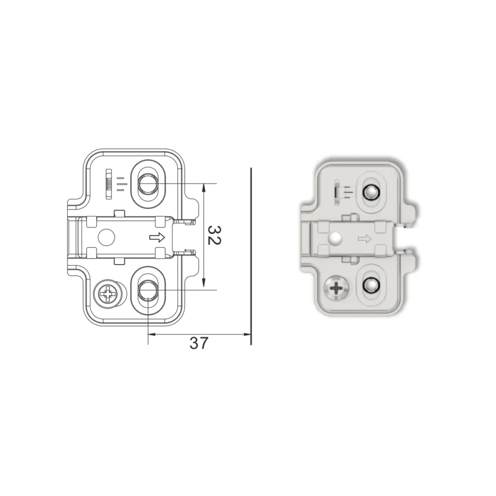 OŠ E mont.ploč. crna DTC
