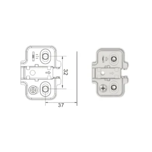 OŠ E mont.ploč. crna DTC