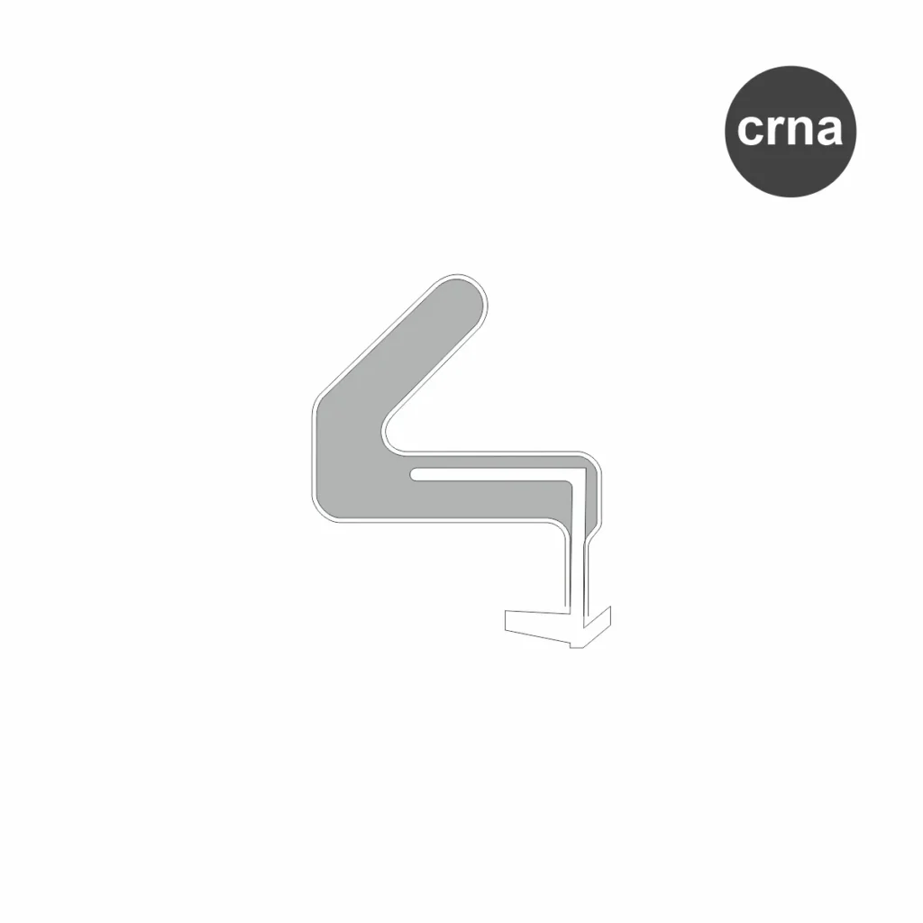 Diht guma za skriv. štok CRNA